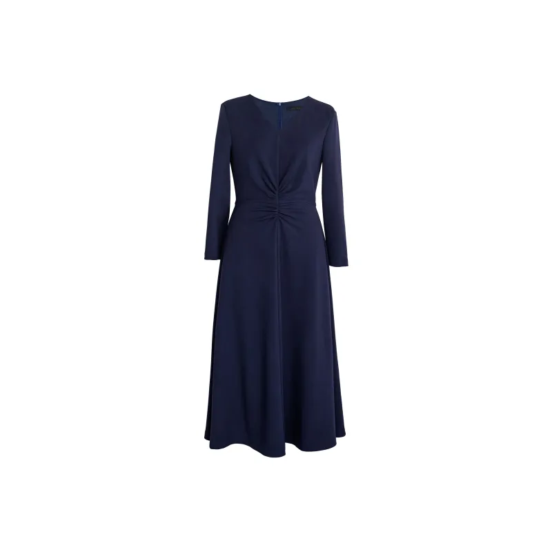 ROEYSHOUSE Long Sleeved Dress Women's Dark Blue-0