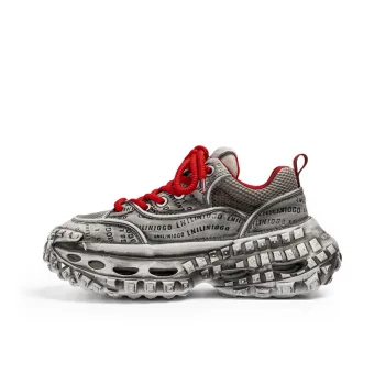 AD Height Increasing Abrasion Resistant Low Top Chunky Sneakers Men's
