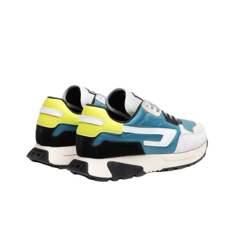 DIESEL Low Top Casual Shoes Men's Blue Green-3
