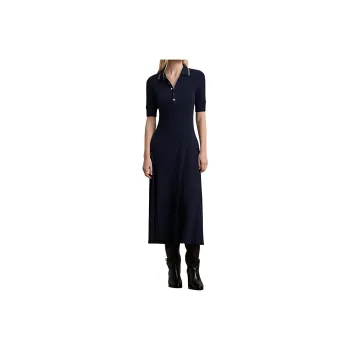Polo Ralph Lauren Short Sleeved Polo Shirt Dress
