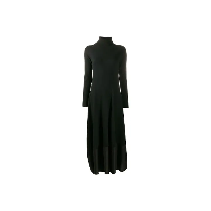 JIL SANDER Long-Sleeved Dresses Women's Black-0
