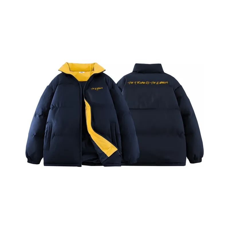 Warrior Ride The Wind Collection Open Ended Smile Collection Puffer Jacket Unisex-21