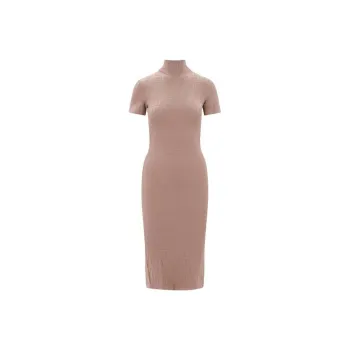 FENDI Monogrammed Turtleneck Dress