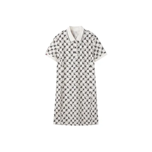 FILA Valentine's Day Collection Short Sleeved Dresses Women's All Over Print
