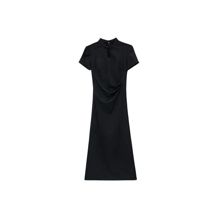 ETSE Short Sleeved Dresses Women's Black-0