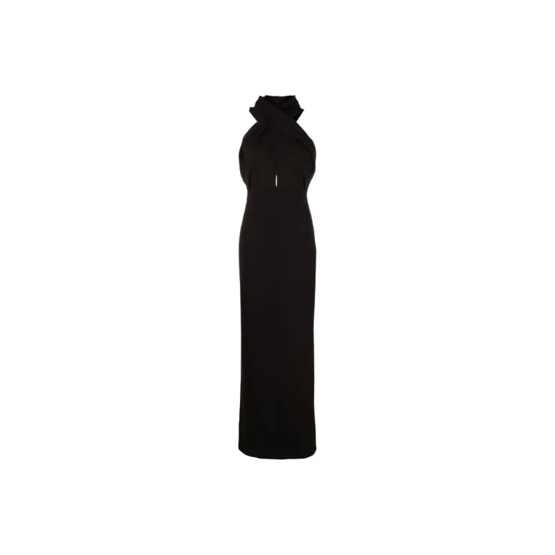 SAINT LAURENT Hooded Maxi Dress-0