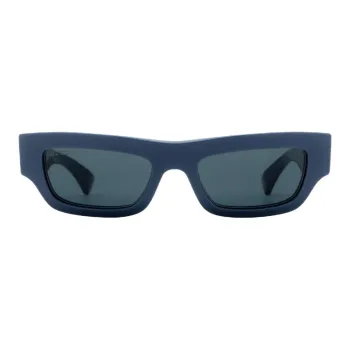 GUCCI Acetate Rectangular Sunglasses Men's Blue