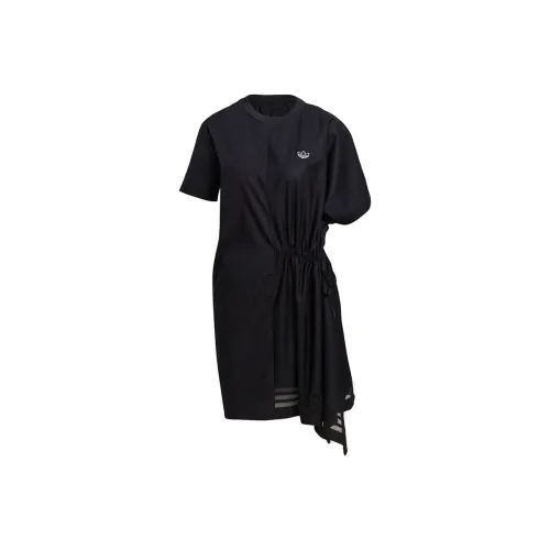 Adidas Originals Short Sleeved Dresses Women's Black
