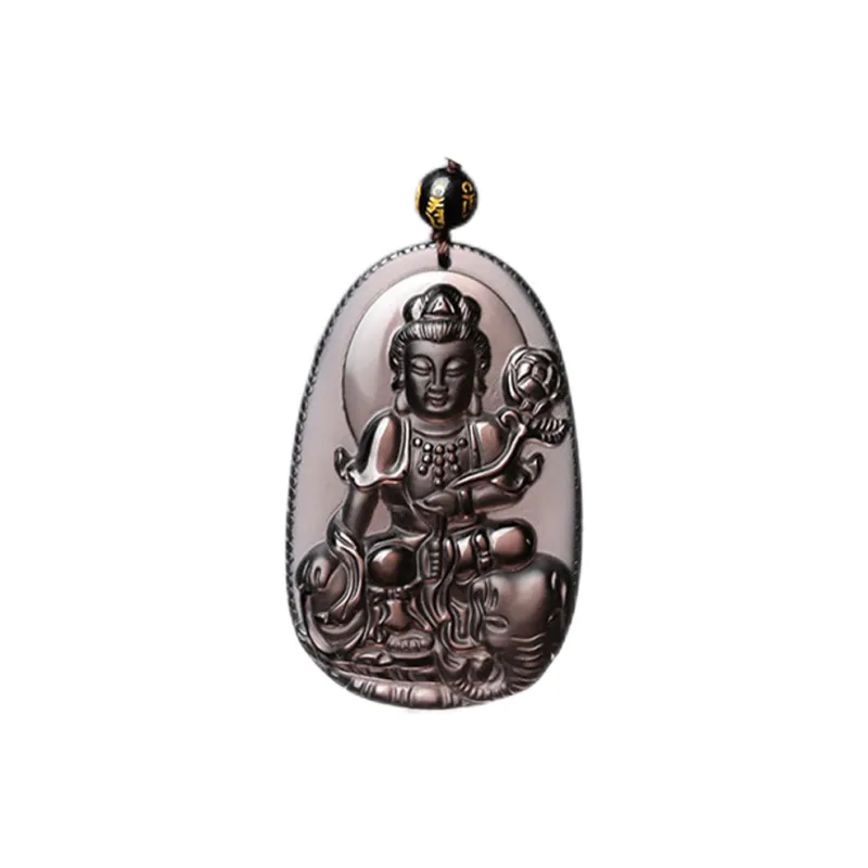 Liu Jinfu Obsidian Necklaces Unisex-9
