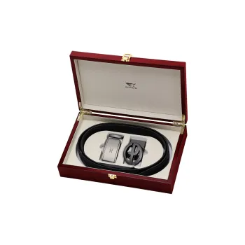 SEPTWOLVES Split Cow Leather Belts Men's Width 3.5cm