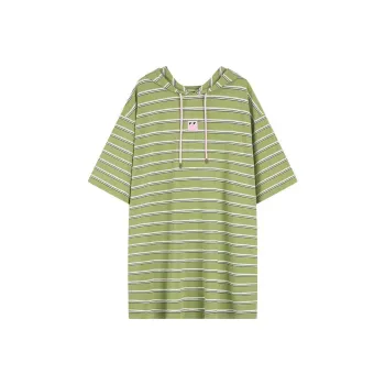 UOOYAA BABY MOSAIC Series Short-Sleeved Dresses Women's Green