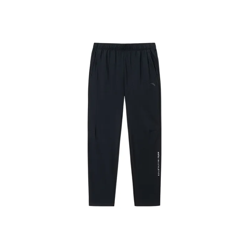 Anta Knitted Sweatpants Men's Basic Black-0