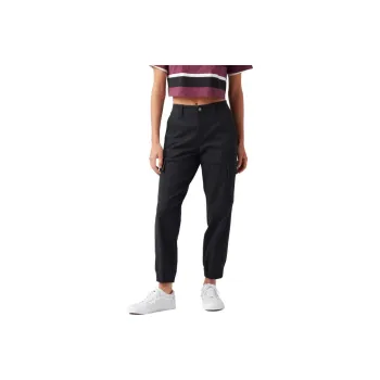 Dickies High Rise Fit Cargo Jogger Pants Knitted Sports Pants Women's Black