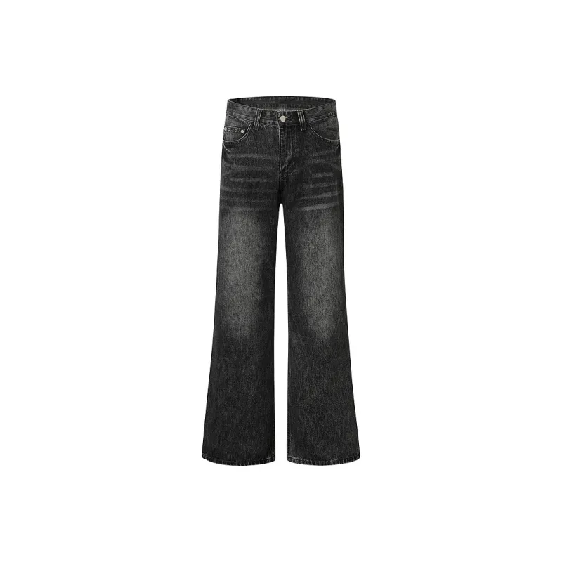 YUZHAOLIN Couple Loose Fit Bootcut Pants Unisex-0