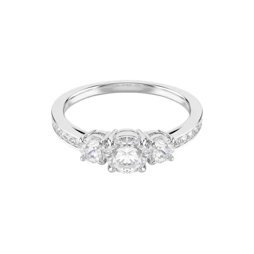 Swarovski Crystal Rings Unisex White