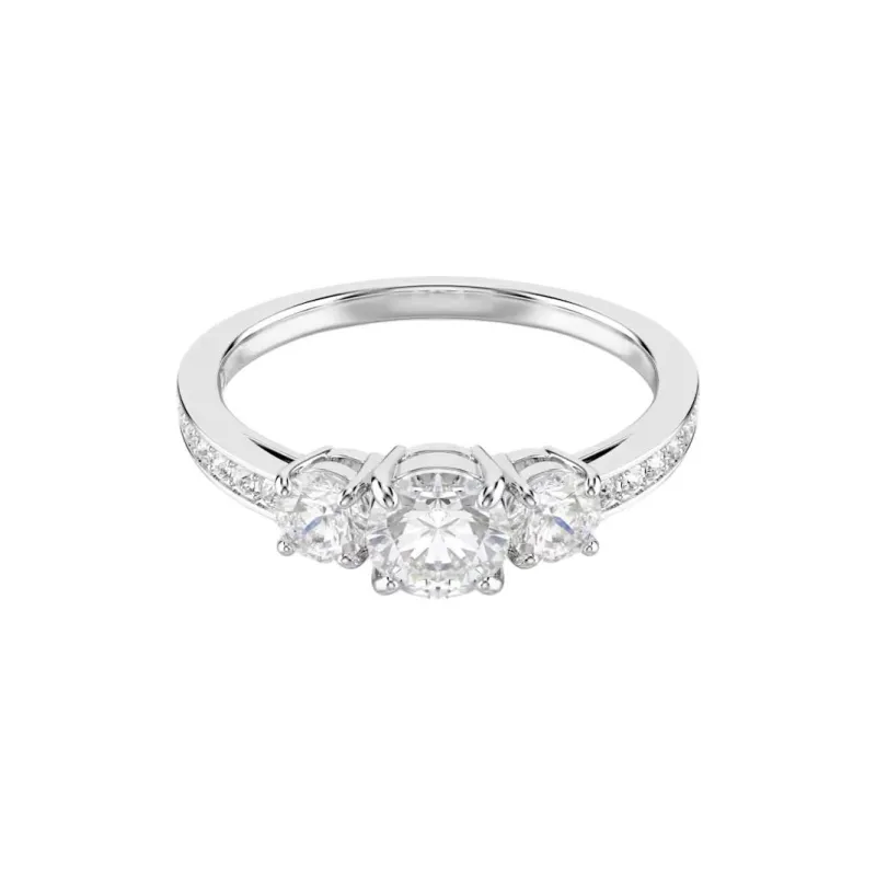 Swarovski Crystal Rings Unisex White-0