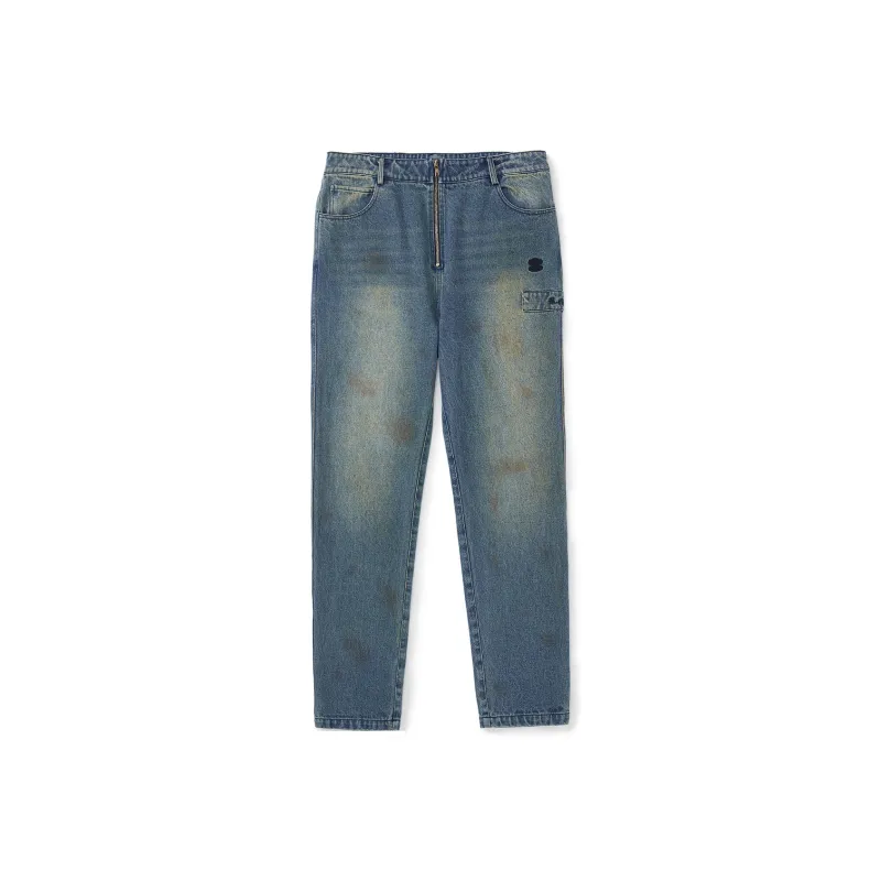 PAUL FRANK Tapered Pants Jeans Unisex Denim Blue-0