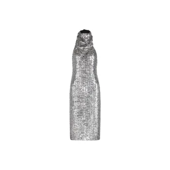 Bottega Veneta Sleeveless Dress Women's Silver