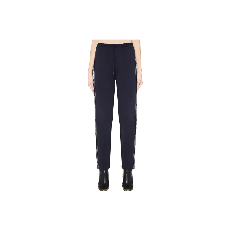 Vetements Knitted Sweatpants Women's Blue-0