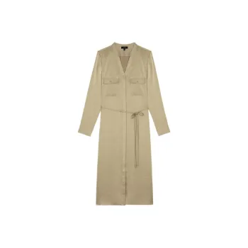 THEORY Long-Sleeved Dresses Women's Metallic