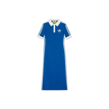 GUCCI x Adidas FW22 Short Sleeved Dress Women's Blue