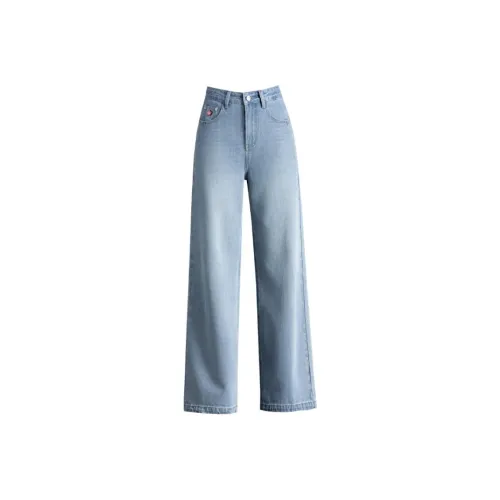You Cow Me Pants High Rise Slim Fit Wide Leg Pants Women's