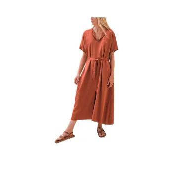 HERMES SS24 Short-Sleeved Dresses Women's Orange