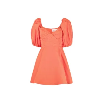 Valentino Short-Sleeved Dresses Women's Orange