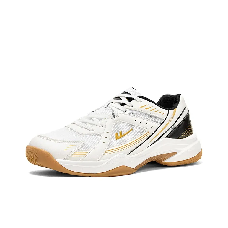Warrior Slip Resistant, Abrasion Resistant, Breathable Low Top Training Shoes Men's White Black-1
