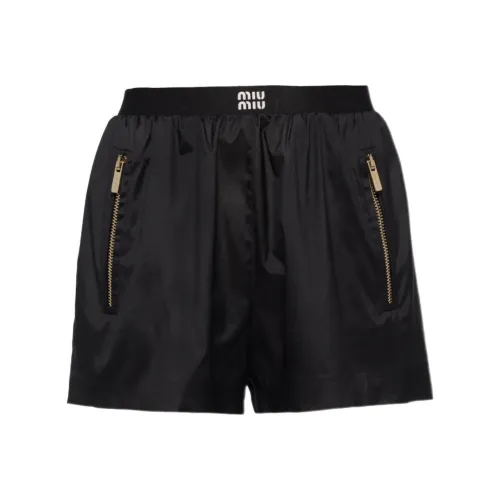 MIU MIU SS23 Casual Shorts Women's Black