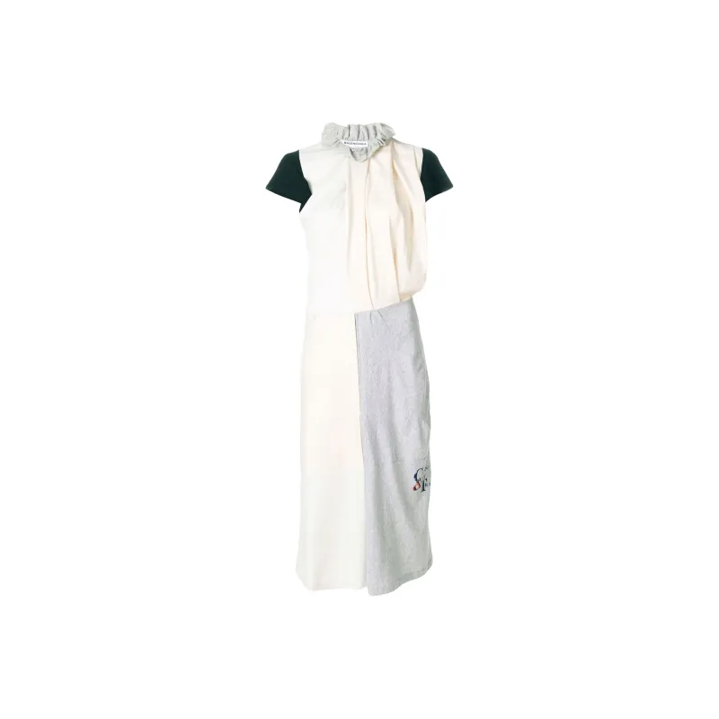 Balenciaga Short-Sleeved Dresses Regular Fit Women's Multicolor-0