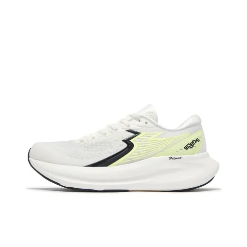 361° Cushioning, Slip Resistant, Abrasion Resistant, Support, Rebound Low Top Casual Running Shoes Men's White Green