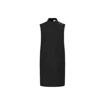 DIOR 30 Montaigne SS21 Sleeveless Dress Women's Black