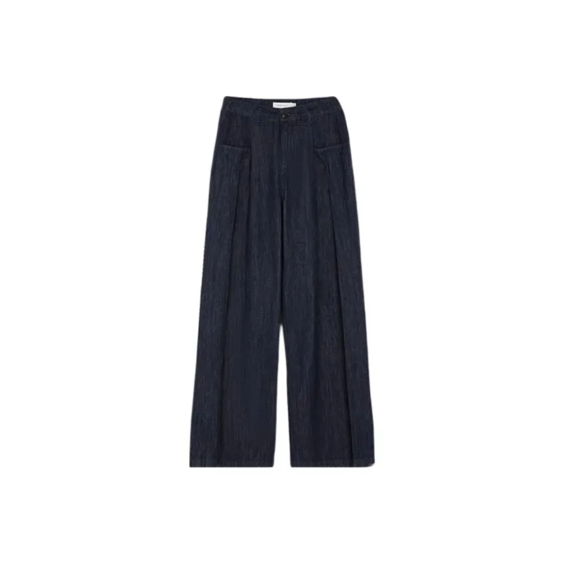 Mo Han Yi Mei Jeans Women's Blue-0
