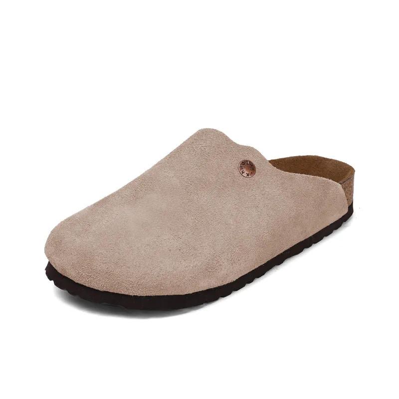 Khadgar EVA Cork Sole Quiet Abrasion Resistant Slip Resistant Closed Toe Slippers Unisex-9