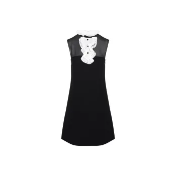 MIU MIU FW22 Sleeveless Dress Women's Black