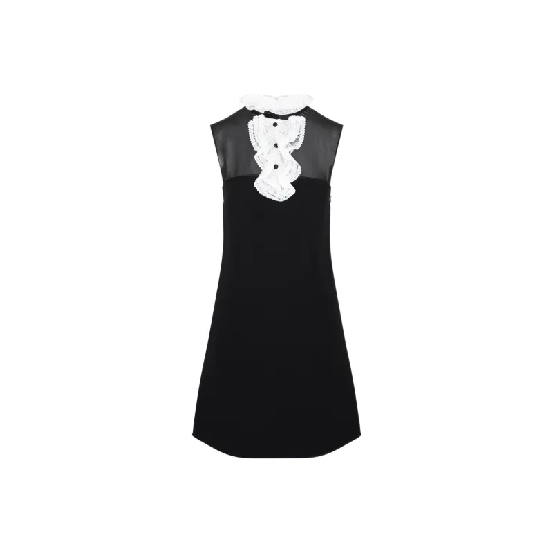 MIU MIU FW22 Sleeveless Dress Women's Black-0