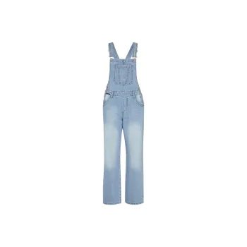 PHILIPP PLEIN Logo patch Denim Dungarees