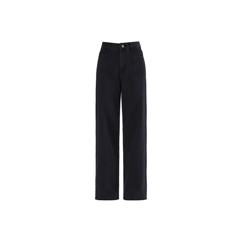 ZAZN Jeans Women's Black Gray Color-0