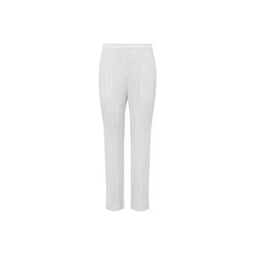 PLEATS PLEASE ISSEY MIYAKE Casual Pants Women's Light Gray