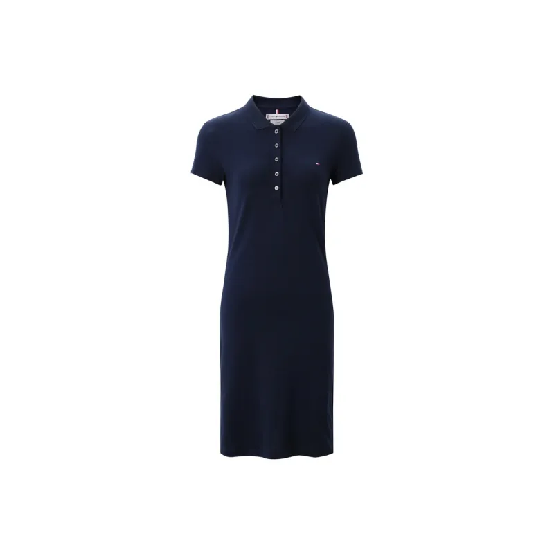 Tommy Hilfiger Short Sleeved Dress Women's Navy Blue-0