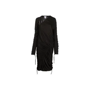 Bottega Veneta Long-Sleeved Dresses Women's Black