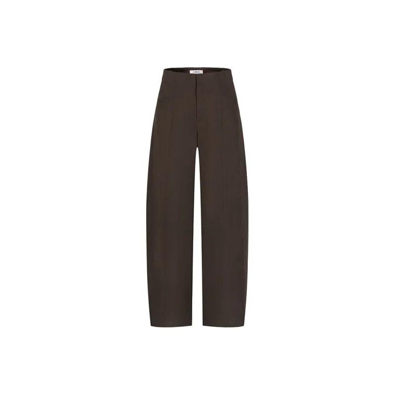 JZ. ANNAKRO Casual Pants Women's Coffee-0