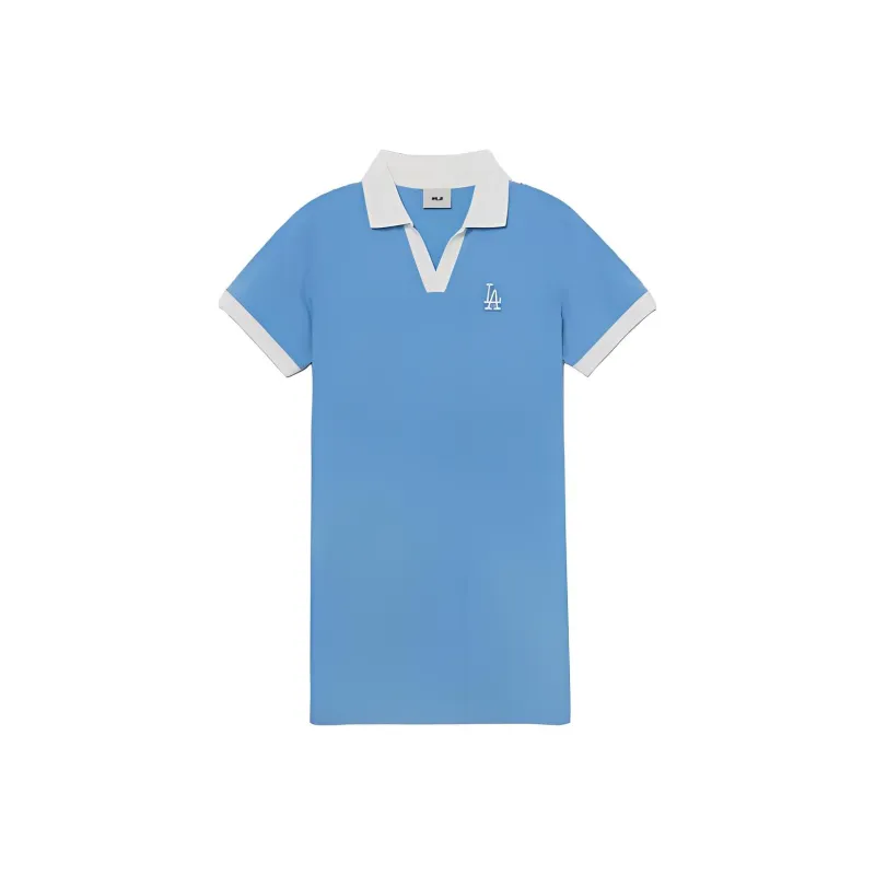 MLB Short Sleeved Dress Women's Blue-0