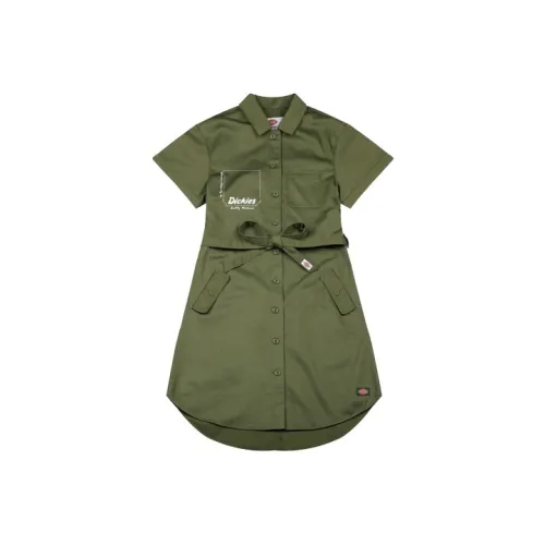Dickies Mid-Length Dress Army Green