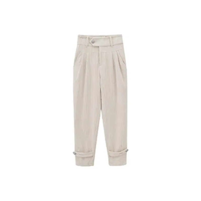 LULUALWAYS Casual Pants Women's Beige-0