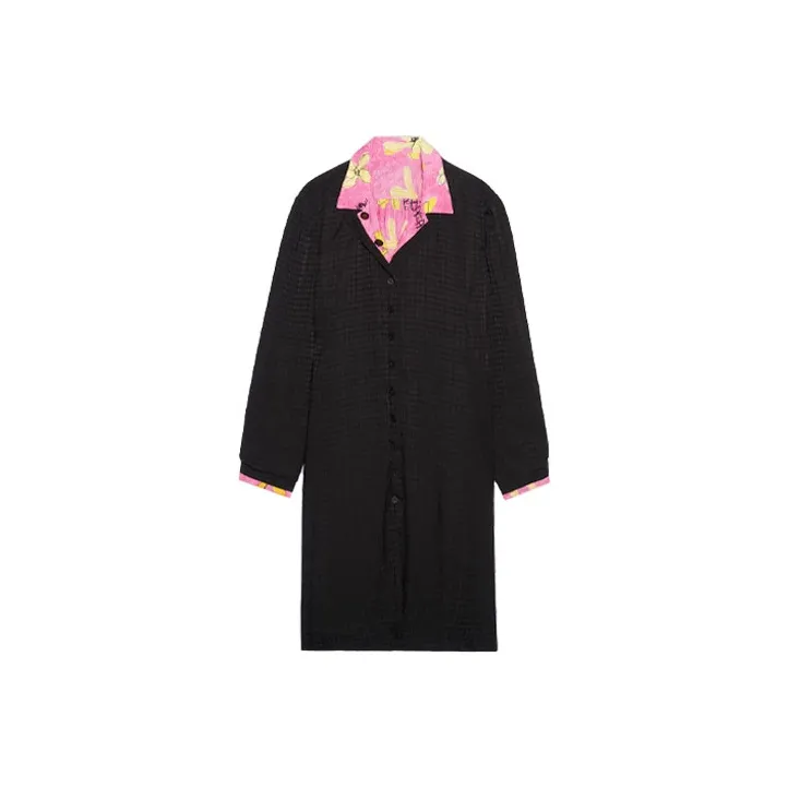 Balenciaga FW21 Long-Sleeved Dresses Women's Black-0