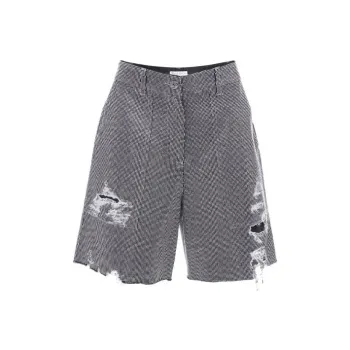 JW Anderson Embellished Distressed Shorts