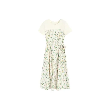 DGMZ Short Sleeved Dresses Women's Green