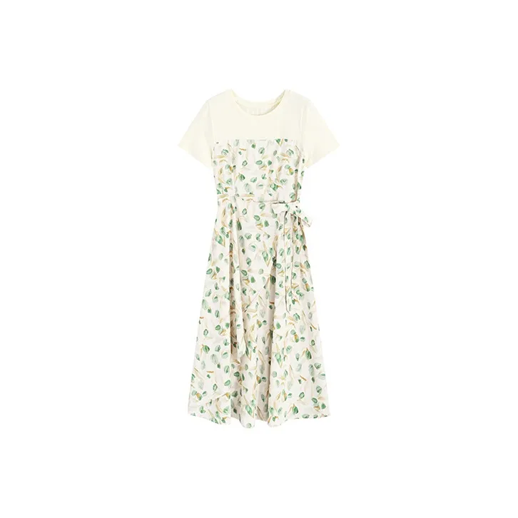 DGMZ Short Sleeved Dresses Women's Green-0